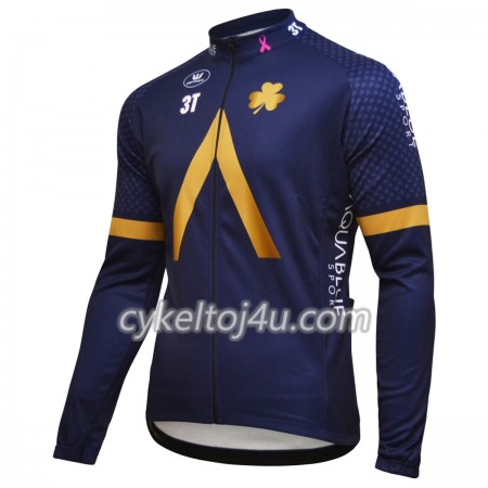 Cykeltrøje 2018 Aqua Blue Sport N001 Langærmet